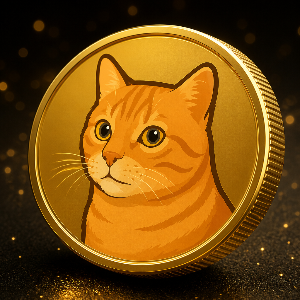 Gold CATE coin