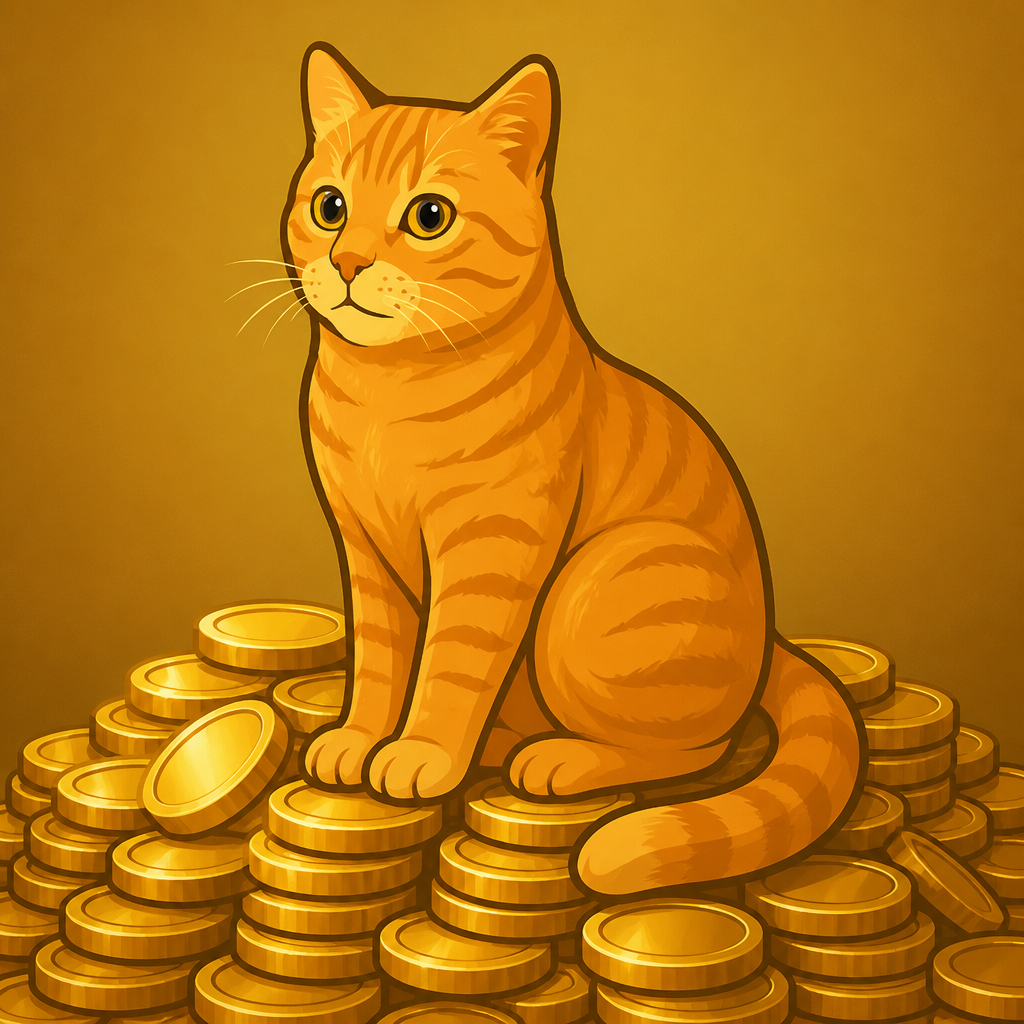 Tsutsuji on gold coins